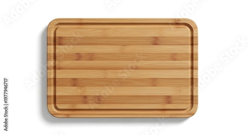 Elegant bamboo cutting board a sustainable kitchen essential for food preparation and serving