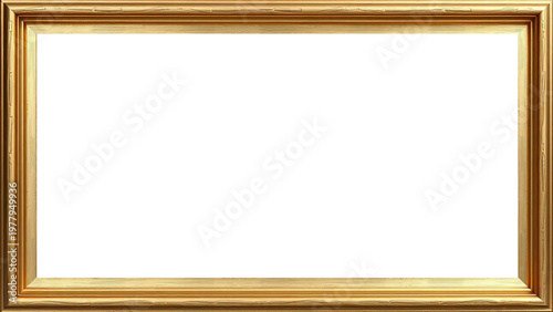 Marco Dorado Antiguo Premium Diseño Ornamental Metálico | Para Enmarcar Fotografía, Obra de Arte, Certificado, Diploma, Invitaciones, Bodas, etc.