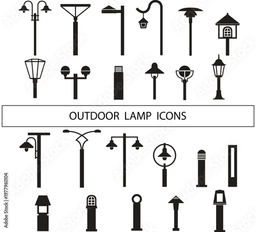 Comprehensive collection of street furniture for urban site planning vector