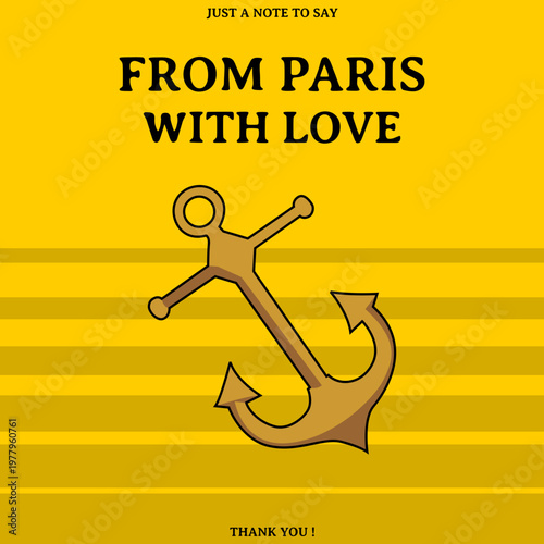 professional corporate vintage postcard template with grid based design