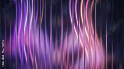 Vector ribbed glass texture background in abstract style. A collection of reeded glass background semitransparent overlay textures, including pink, violet, glow, and more. High resolution.