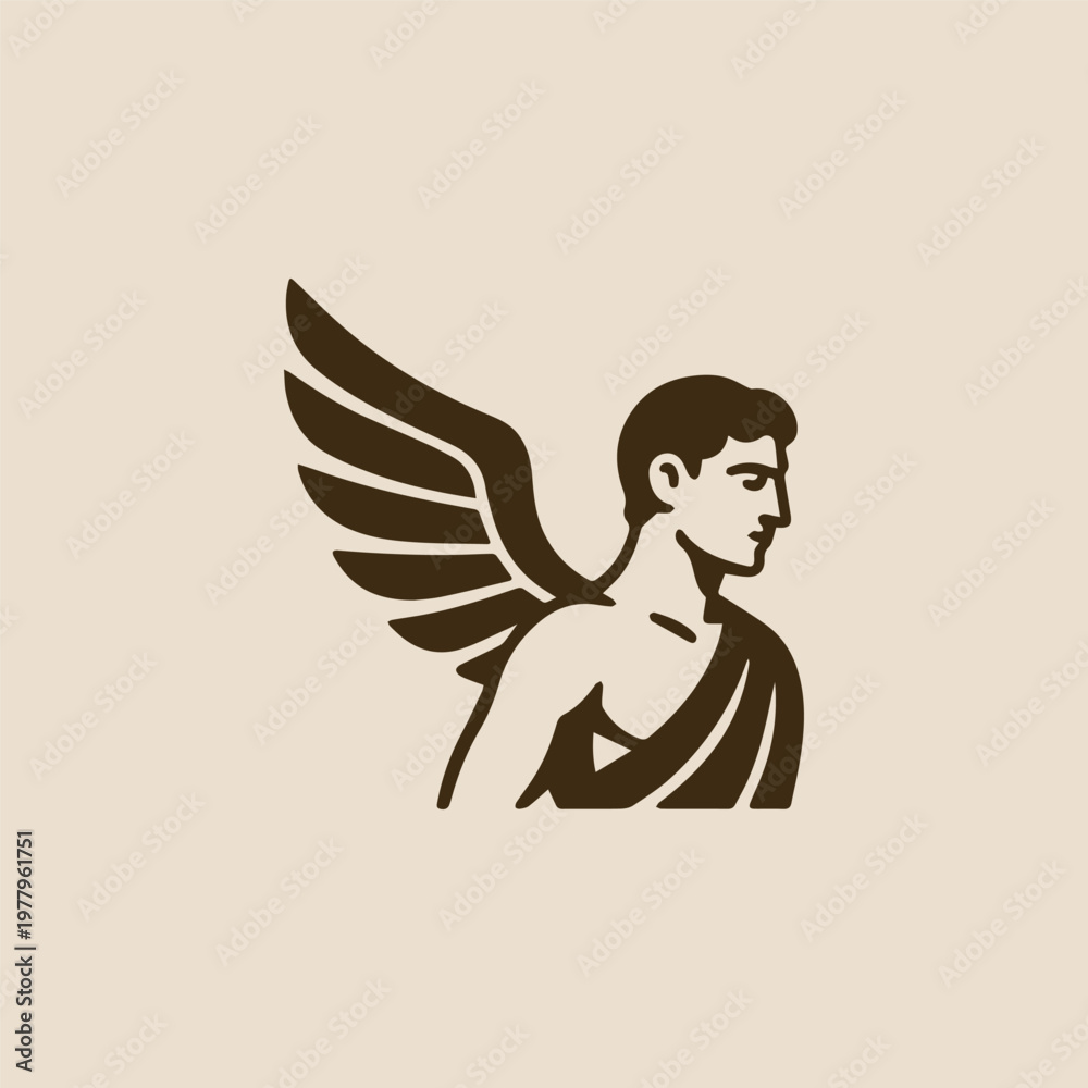 Fototapeta premium Greek Icarus Logo
