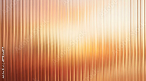 Vector ribbed glass texture background set in abstract style. A collection of reeded glass background semitransparent overlay panels, including amber, gold, fluted, linear