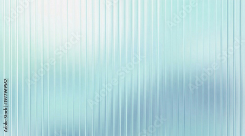 Vector ribbed glass texture background in modern style. A collection of reeded glass background semitransparent overlay pattern, including fluted, linear, vertical, blue, cyan