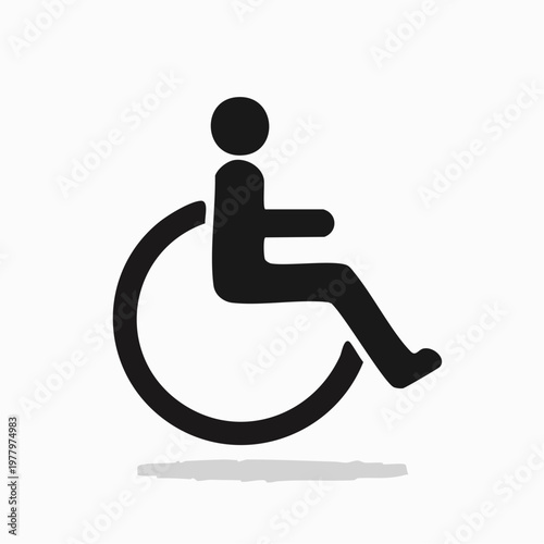 Accessible wheelchair symbol, indicating a space or facility designed for individuals with mobility impairments, ensuring inclusivity and ease of access for all