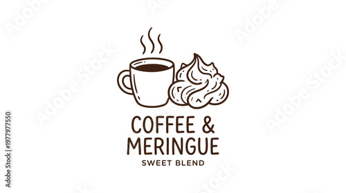 Coffee and Meringue Logo Design