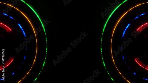 games of lights with multicolored LEDs