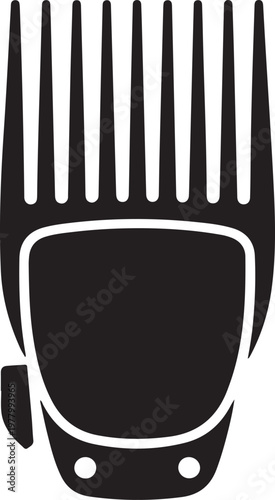 Electric hair clipper grooming trimmer silhouette icon