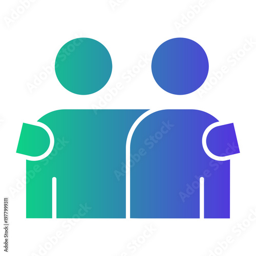 relationship Gradient icon