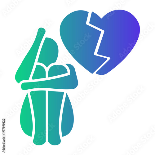 relationship Gradient icon