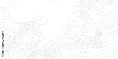 Abstract minimal The pattern discovery vector topo map creative discovery White wave grid stripe line map topography. vector geographic contour mounted map background.