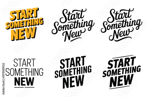 A collection of inspirational quotes and typography designs to motivate and encourage new beginnings