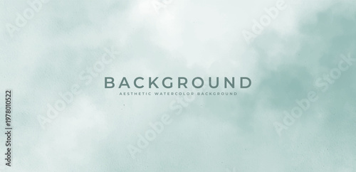 Abstract watercolor art background template. green watercolor backdrop empty space for text, banner, presentation or product display graphic design