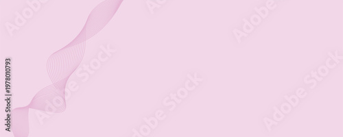 Delicate pink ribbons gracefully flow across a soft pink backdrop, creating an abstract and elegant design.