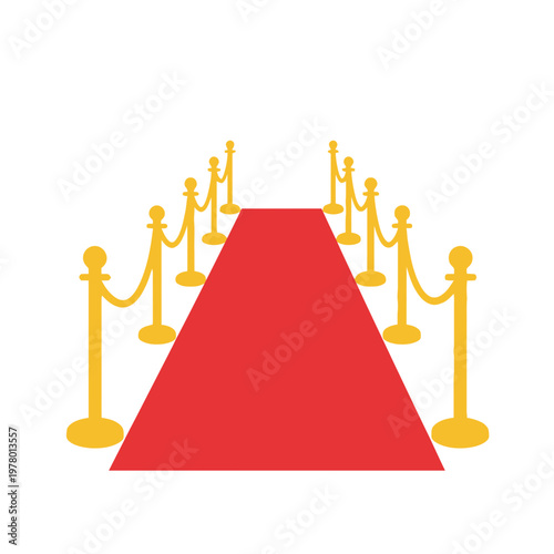 Red Carpet and Stanchions - VIP Event Entrance, Luxury Access