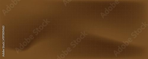 Abstract Brown Halftone Pattern Background, Retro Dotted Pop Art Style.