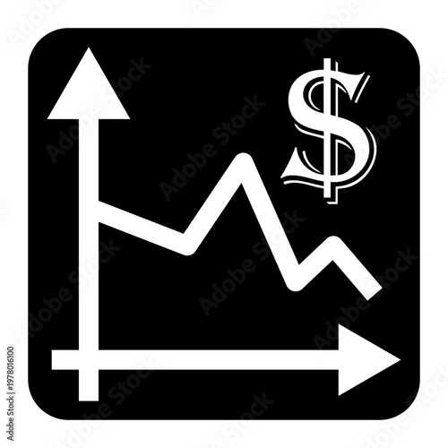 depreciation Solid icon