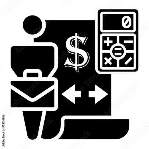 accountant Solid icon