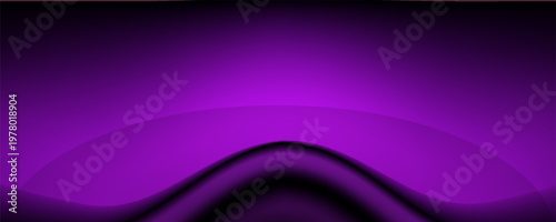 Abstract gradient podium background. Violet, purple and lilac empty 3d studio backdrop. Clean scene for product presentation mockup template. Vector illustration.