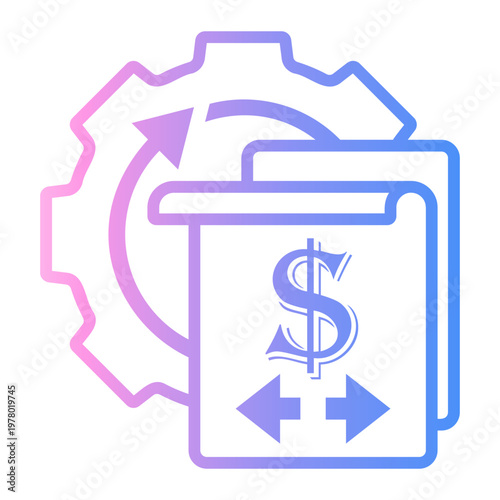 index Line Gradient Icon