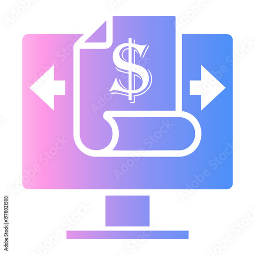 budgeting Gradient icon