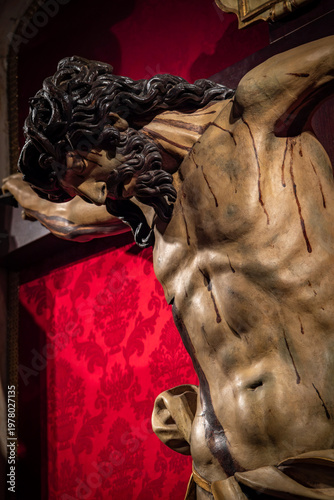Semana Santa Valladolid, desfiles procesionales de manifestación religiosa católica en Valladolid España. celebración de la Semana Santa en España actos religiosos que recuerdan la muerte y resurrecci