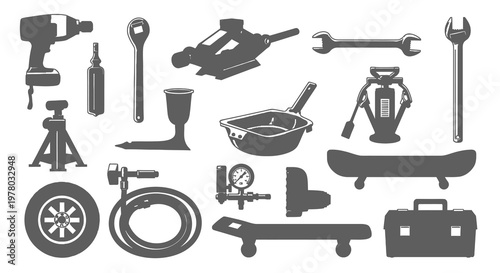 Professional Automotive Mechanic and Car Repair Tools Collection