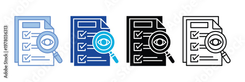 Transparency Icon Set Multiple Style Collection