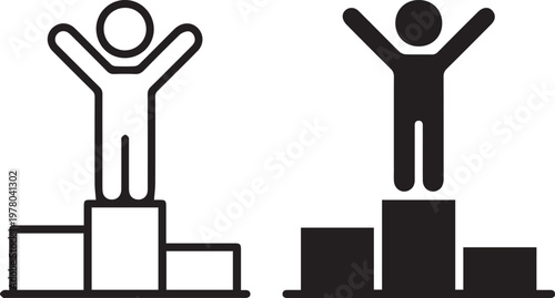 Winner icon Vector Isolated Illustration for web design. flat graphic vector icon.