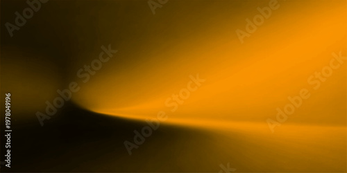 Abstract a captivating gradient of deep orange transitions smoothly into a dark, shadowy hue, this stunning visual evokes a sense of depth and mystery. A beam of radiant light casts an elegant glow.