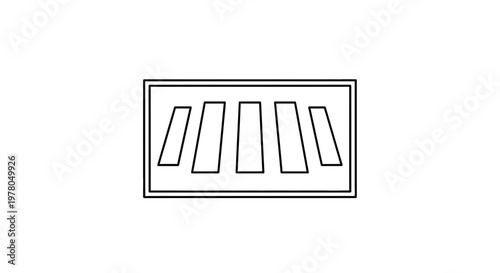 Pedestrian Crossing Icon, Zebra Crossing Symbol, Safety Traffic Sign