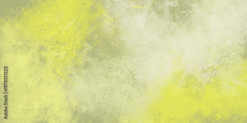 Abstract yellow green watercolor texture