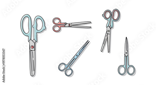 Scissors and shears cutting tools.