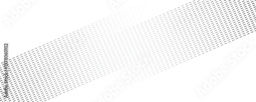 Diagonal lines gray on white background, stripes grid, mesh pattern with dashes