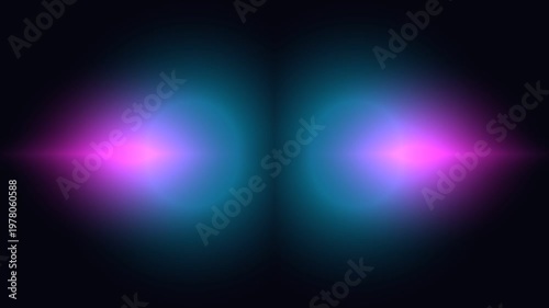 Abstract Vibrant Neon Light Blur Collage with Glowing Colors
