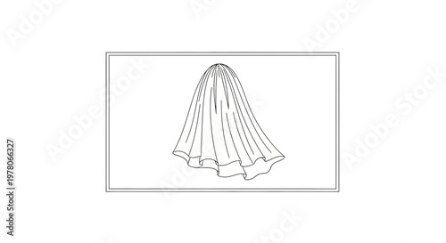 Elegant flowing fabric, sheer veil, wedding dress detail, bridal accessory, soft drape, ethereal textile