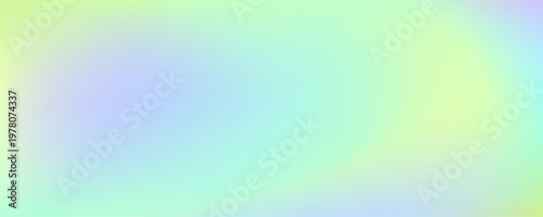 グリーンとパープルのグラデーション　光の背景　横長ワイドベクターイラスト