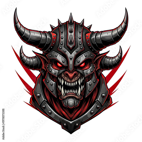Demon Mascot for Gaming Design