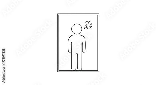 Frustrated Person Blowing Steam Out of Mouth Icon