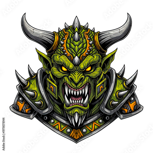Demon Mascot for Gaming Design