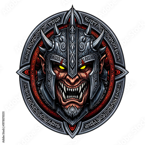 Demon Mascot for Gaming Design