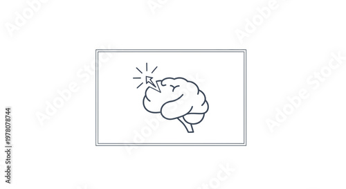 Brain With Light Bulb Idea Symbolizing Innovation and Creative Thinking