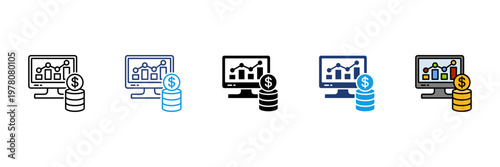 Data Icon Set Multiple Style ...