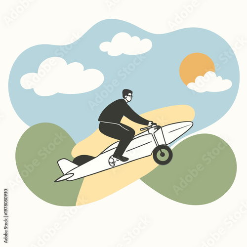 An imaginative surreal concept of commercial 