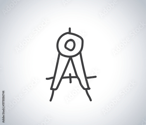 Oculoplastic Surgery Line Icon – Eye Plastic Surgery Medical Outline Symbol