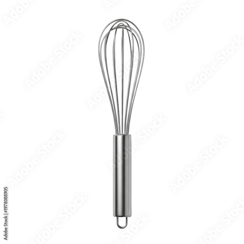 Wallpaper Mural Stainless steel kitchen whisk on black Torontodigital.ca