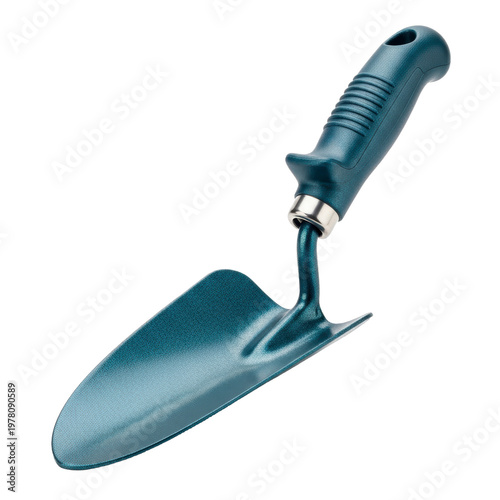 Wallpaper Mural Blue garden trowel on white background Torontodigital.ca