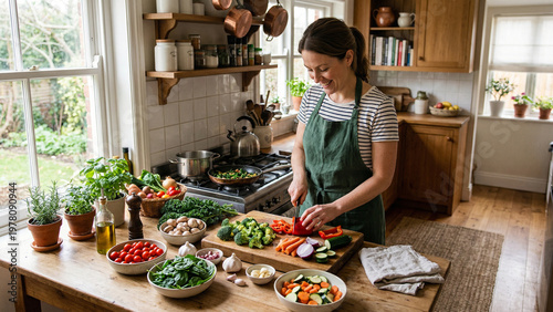 woman in the kitchen