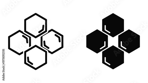Comparison of fused benzene rings and their filled hexagonal structures in polycyclic aromatic compounds