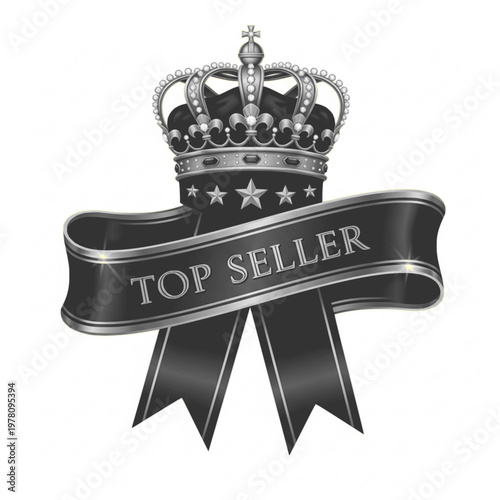 Crown and Ribbon Design